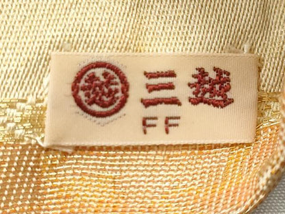平和屋着物◎六通柄袋帯　樹林文　金銀糸　三越扱い　正絹　逸品　CAAY7609fb