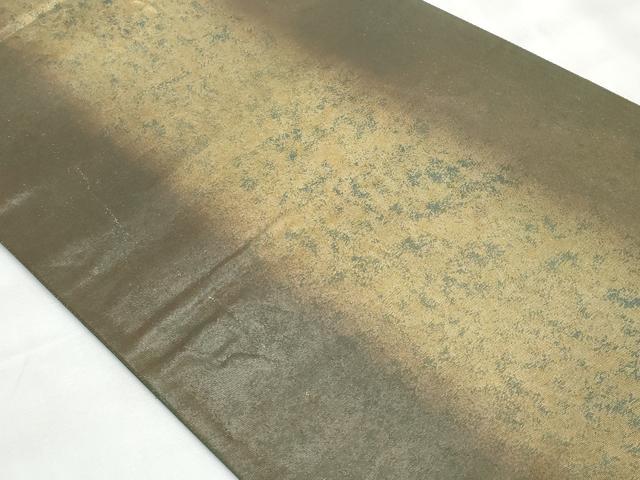 平和屋着物◎六通柄袋帯　霞文　九百錦引箔　本漆箔　正絹　逸品　CAAY7753fb