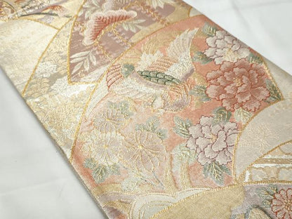 平和屋着物◎佐賀錦　六通柄袋帯　宝想麗華文　金銀糸　正絹　逸品　CAAY7768fb