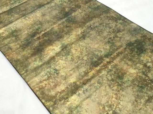 平和屋着物◎六通柄袋帯　霞文　引箔　正絹　逸品　CAAY7777fb