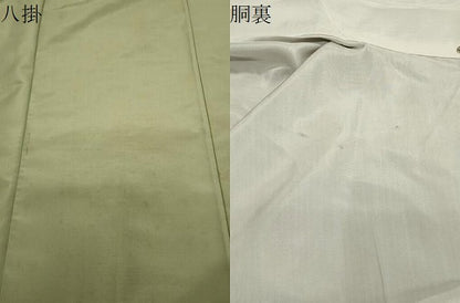 平和屋着物●上質なお召　縞　正絹　逸品　未使用　CAAY8045gh
