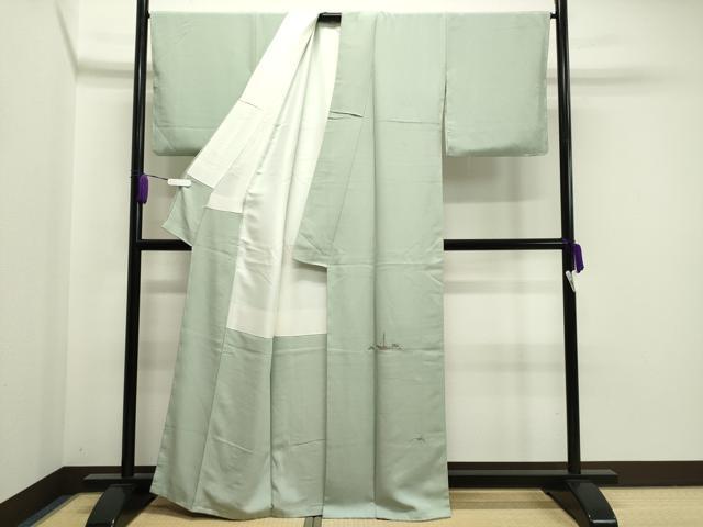 平和屋着物●色留訪問着　総刺繍　草木舟文　金銀糸　正絹　逸品　CAAY8071gh