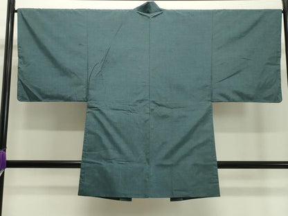 平和屋着物●男性　紬　アンサンブル　霞文　正絹　逸品　CAAY8076gh
