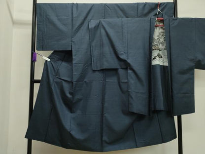 平和屋着物●男性 本場大島紬 アンサンブル 100亀甲 総詰め 正絹 逸品 CAAY8078gh