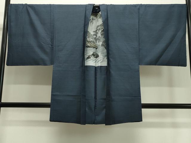 平和屋着物●男性 本場大島紬 アンサンブル 100亀甲 総詰め 正絹 逸品 CAAY8078gh