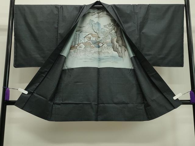 平和屋着物●男性　本場大島紬　アンサンブル　7マルキ　正絹　逸品　CAAY8079gh