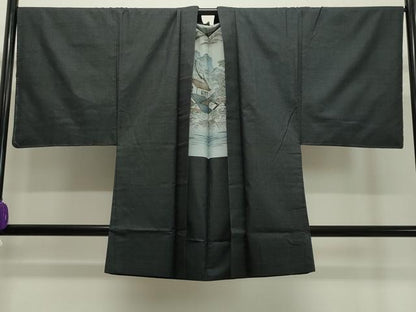 平和屋着物●男性　本場大島紬　アンサンブル　7マルキ　正絹　逸品　CAAY8079gh