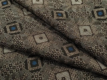 平和屋着物●本場大島紬 龍郷絣 正絹 逸品 CAAY8092gh