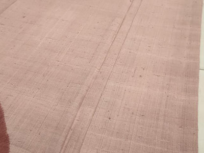 平和屋着物●訪問着 生紬地 絞り 菱花文 正絹 逸品 未使用 CAAY8101gh
