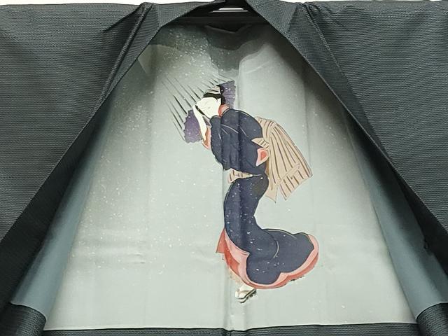 平和屋着物●男性 本場大島紬 アンサンブル 100亀甲 総詰め 正絹 逸品 CAAY8109gh
