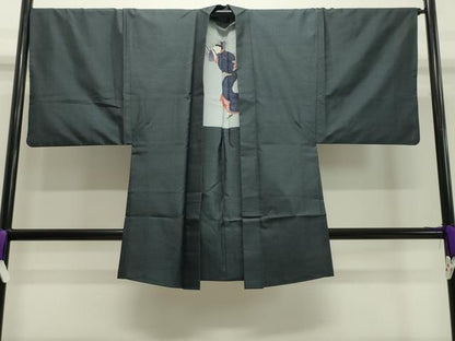 平和屋着物●男性 本場大島紬 アンサンブル 100亀甲 総詰め 正絹 逸品 CAAY8109gh