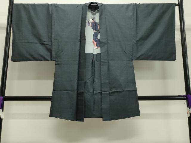 平和屋着物●男性 本場大島紬 アンサンブル 100亀甲 総詰め 正絹 逸品 CAAY8109gh