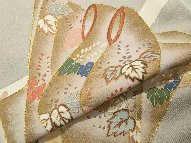 平和屋着物●豪華色留袖 駒刺繍 誰が袖 金彩 正絹 逸品 未使用 CAAY8128gh