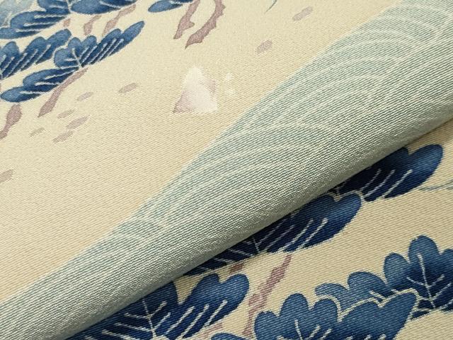 平和屋着物●本加賀友禅作家　大村洋子　色留袖　千鳥　浜松文　正絹　逸品　CAAY8131gh