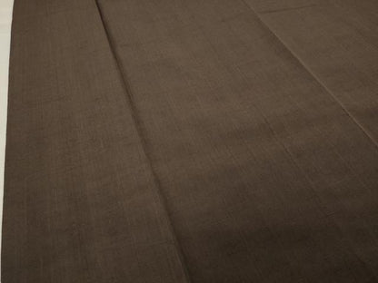 平和屋着物●男性　紬　アンサンブル　赤墨色　正絹　逸品　CAAY8179gh