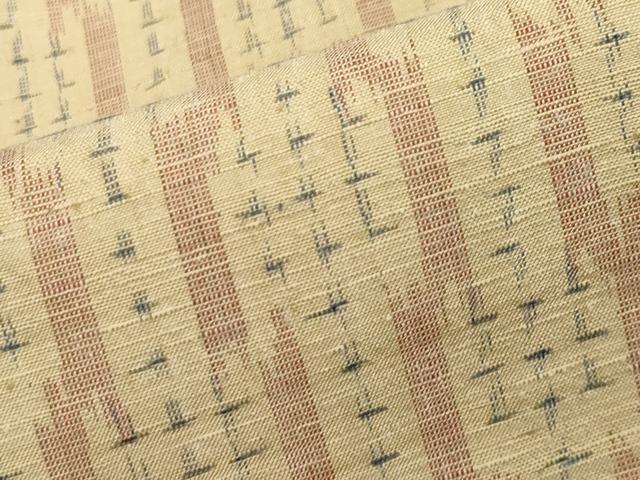 平和屋着物●上質な紬　間道　正絹　逸品　CAAY8186gh