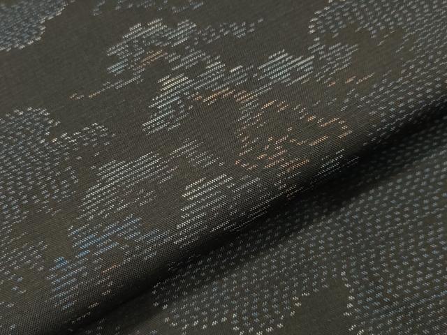 平和屋着物●本場大島紬 雲重ね亀甲松文 正絹 逸品 CAAY8190gh