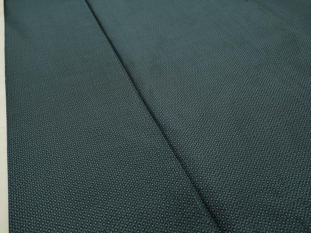 平和屋着物●男性　本場大島紬　アンサンブル　80亀甲　総詰め　正絹　逸品　CAAY8220gh