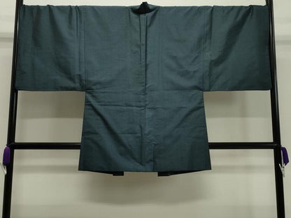平和屋着物●男性　本場大島紬　アンサンブル　80亀甲　総詰め　正絹　逸品　CAAY8220gh