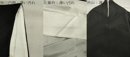 平和屋着物■豪華黒留袖　駒刺繍　風景文　金彩　正絹　逸品　CAAY8302gh