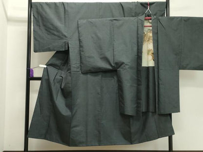 平和屋着物●男性　本場大島紬　アンサンブル　80亀甲　総詰め　正絹　逸品　CAAY8361gh