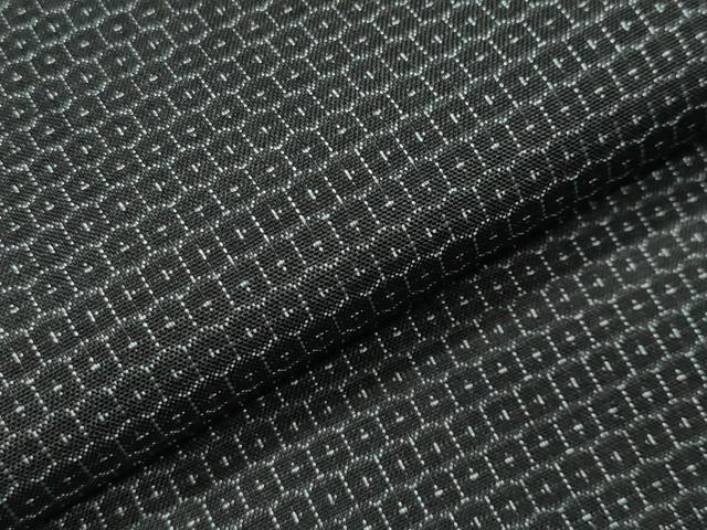 平和屋着物●男性　本場大島紬　アンサンブル　80亀甲　総詰め　正絹　逸品　CAAY8361gh