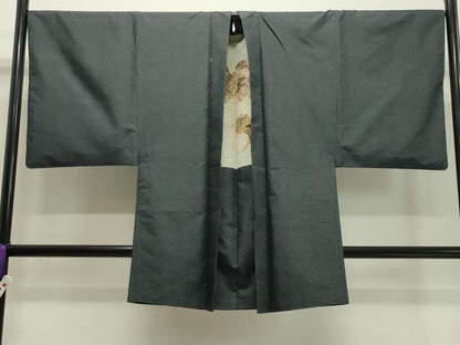 平和屋着物●男性　本場大島紬　アンサンブル　80亀甲　総詰め　正絹　逸品　CAAY8361gh