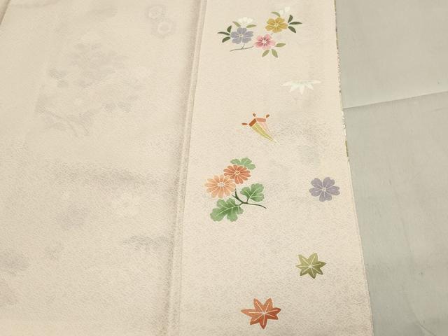 平和屋着物●訪問着 駒刺繍 雲重ね宝尽くし花文 暈し染め 金彩 正絹 逸品 未使用 CAAY8388gh