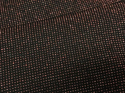平和屋着物■和装コート　霞文　黒地　正絹　逸品　CAAY8600ua