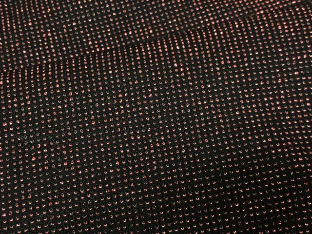 平和屋着物■和装コート　霞文　黒地　正絹　逸品　CAAY8600ua