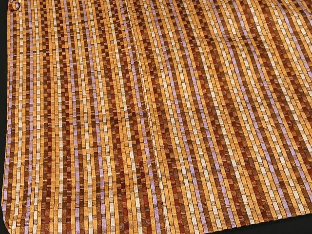 平和屋着物■道行コート 間道 正絹 逸品 CAAY8768ua