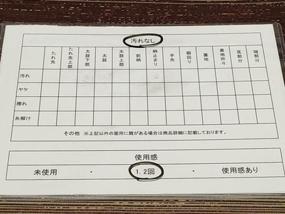 平和屋着物◎全通柄袋帯　横段文　金糸　正絹　逸品　CAAY8802in