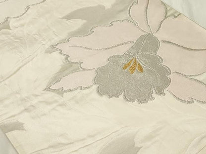 平和屋着物◎六通柄袋帯　舞花文　金銀糸　正絹　逸品　CAAY8871in