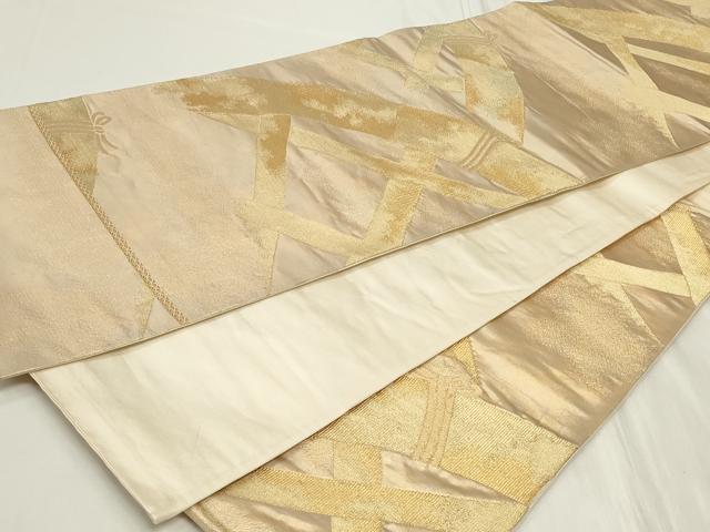 平和屋着物◎六通柄袋帯　籬　金糸　正絹　逸品　CAAY8973in