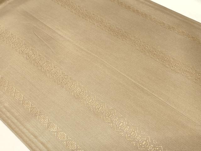 平和屋着物◎全通柄袋帯　天井双鶴花丸文　金糸　正絹　逸品　CAAY8979in