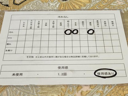 平和屋着物◎六通柄袋帯　更紗花文　金銀糸　正絹　逸品　CAAY9017in