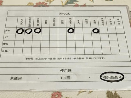 平和屋着物◎六通柄袋帯　エ霞更紗花文　金銀糸　正絹　逸品　CAAY9021in