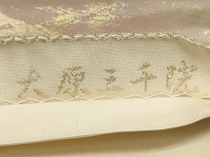 平和屋着物◎六通柄袋帯　大原三千院　金銀糸　引箔　正絹　逸品　CAAY9038in