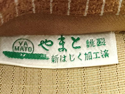 平和屋着物●六通柄袋帯　紬地　斜線文　やまと誂製　正絹　逸品　CAAY9226yk