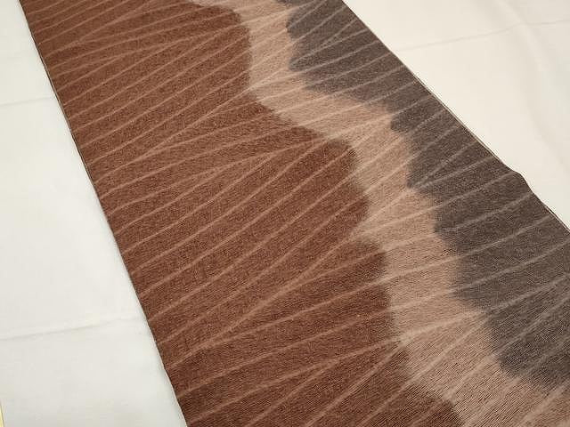 平和屋着物▽スリーシーズン 春夏秋 全通柄袋帯 櫛織り 道長文 やまと誂製 正絹 逸品 CAAY9233yk