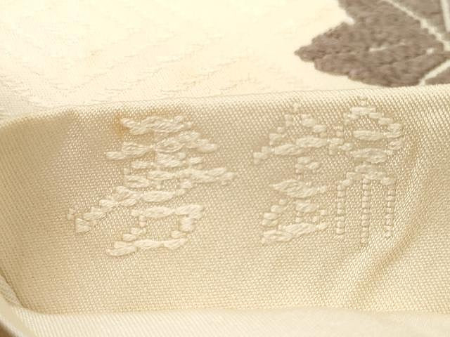 平和屋着物●六通柄袋帯　唐織　四季花苑文　秀錦　金糸　正絹　逸品　CAAY9247yk