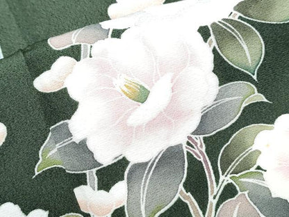 平和屋着物●訪問着 友禅 枝花文 暈し染め 背抜き仕立て 正絹 逸品 CAAY9415th