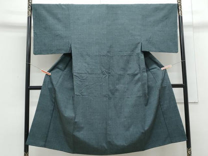 平和屋着物●男性　紬　霞文　正絹　逸品　CAAY9420th