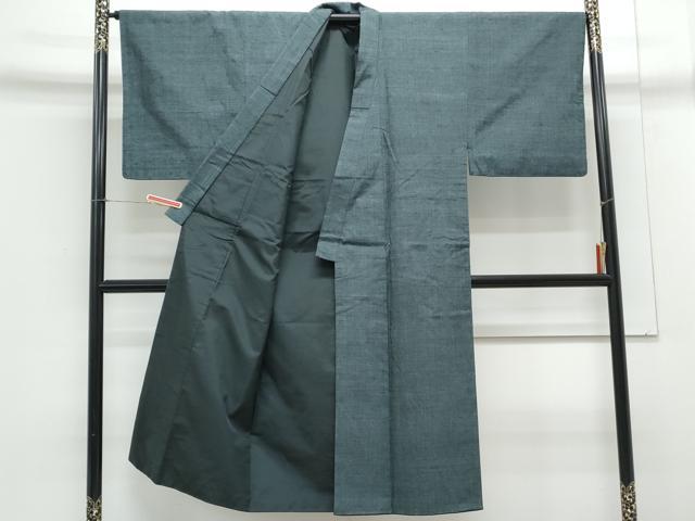 平和屋着物●男性　紬　霞文　正絹　逸品　CAAY9420th