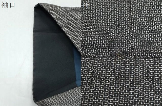 平和屋着物●男性 本場大島紬 100亀甲 総詰め 正絹 逸品 CAAY9421th