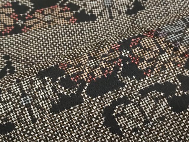 平和屋着物●訪問着　7マルキ　エ霞花文　正絹　逸品　CAAY9467th