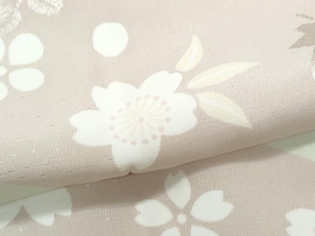 平和屋着物●上質な長襦袢 無双仕立て 花蝶文 正絹 逸品 CAAY9484th