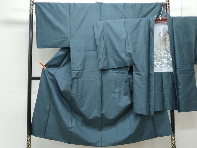 平和屋着物●男性　本場大島紬　アンサンブル　100亀甲　総詰め　正絹　逸品　CAAY9503th