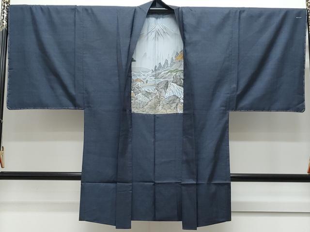 平和屋着物●男性 本場大島紬 アンサンブル 100亀甲 総詰め 正絹 逸品 CAAY9505th