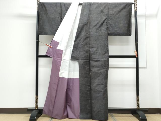 平和屋着物●本場大島紬　色紙重ね文　正絹　逸品　CAAY9513th